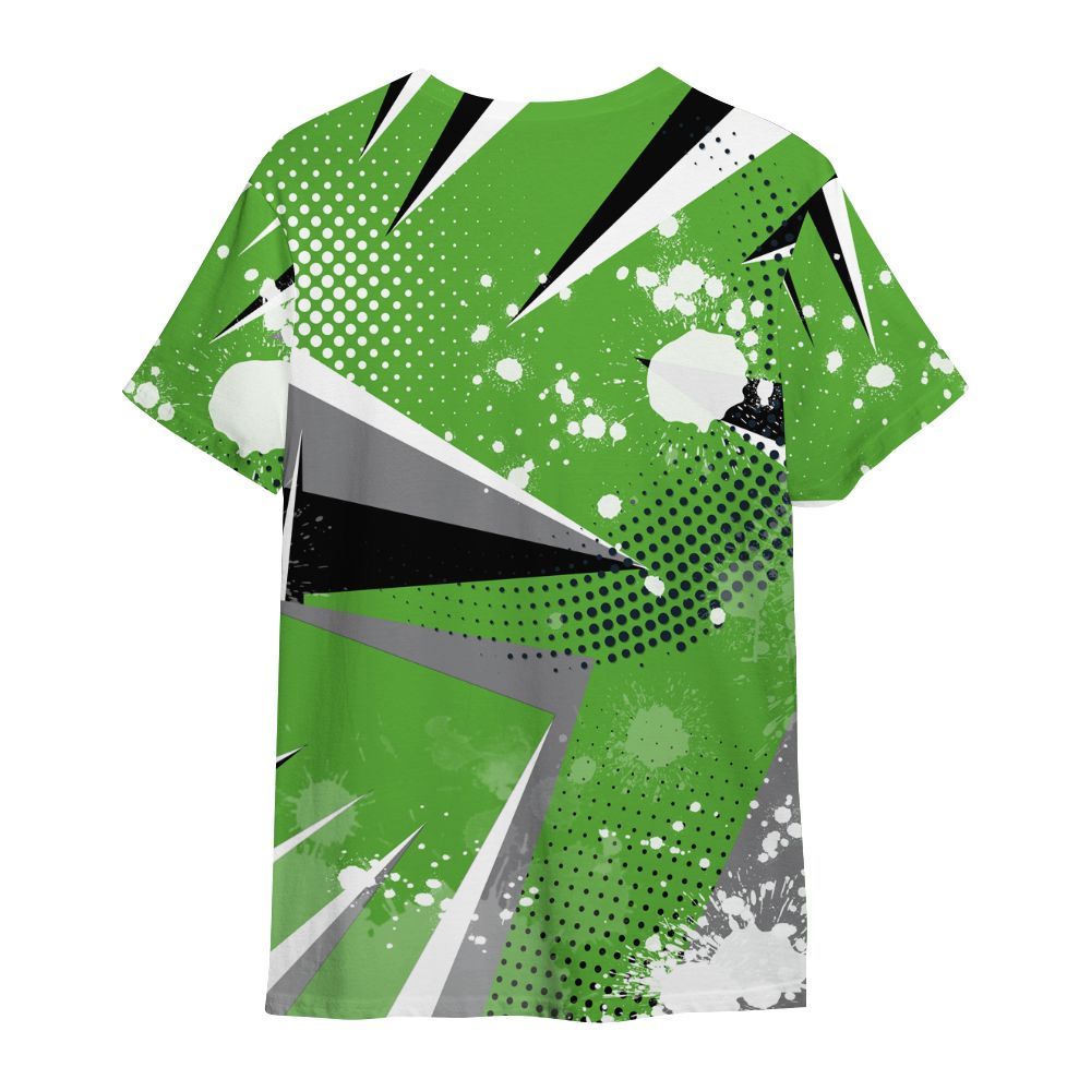 Shirt To Match Retro Green Bean 5s - Poly Trust No One Dripping All Over Print