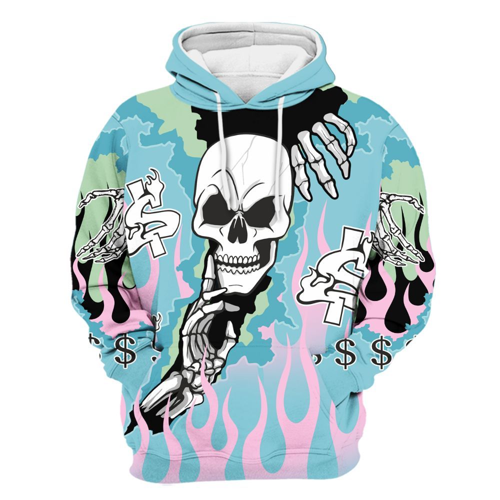 Hoodie To Match SB Dunk Low Visty - Ones Move In Silence Graphic Trapped All Over Print