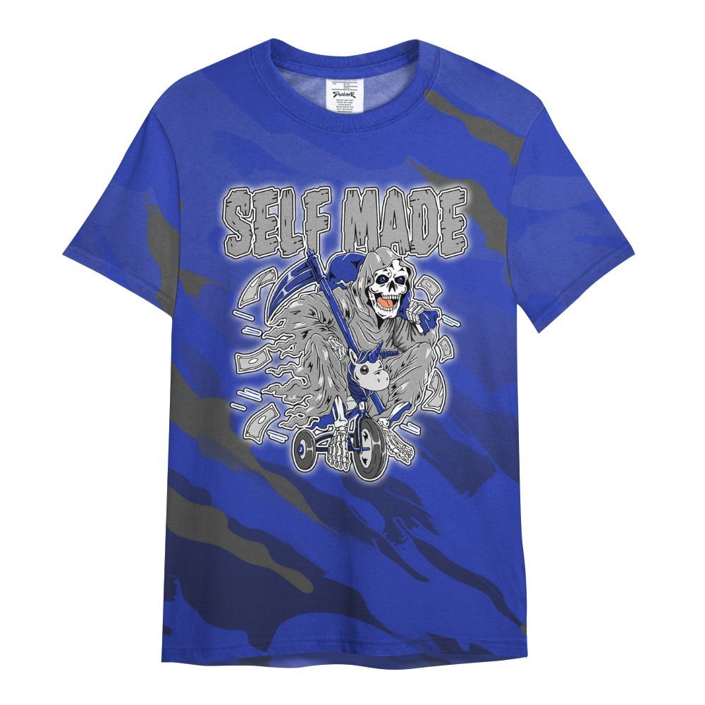 Shirt To Match Air Max Plus Black Racer Blue - Self Make Skeleton Colored All Over Print