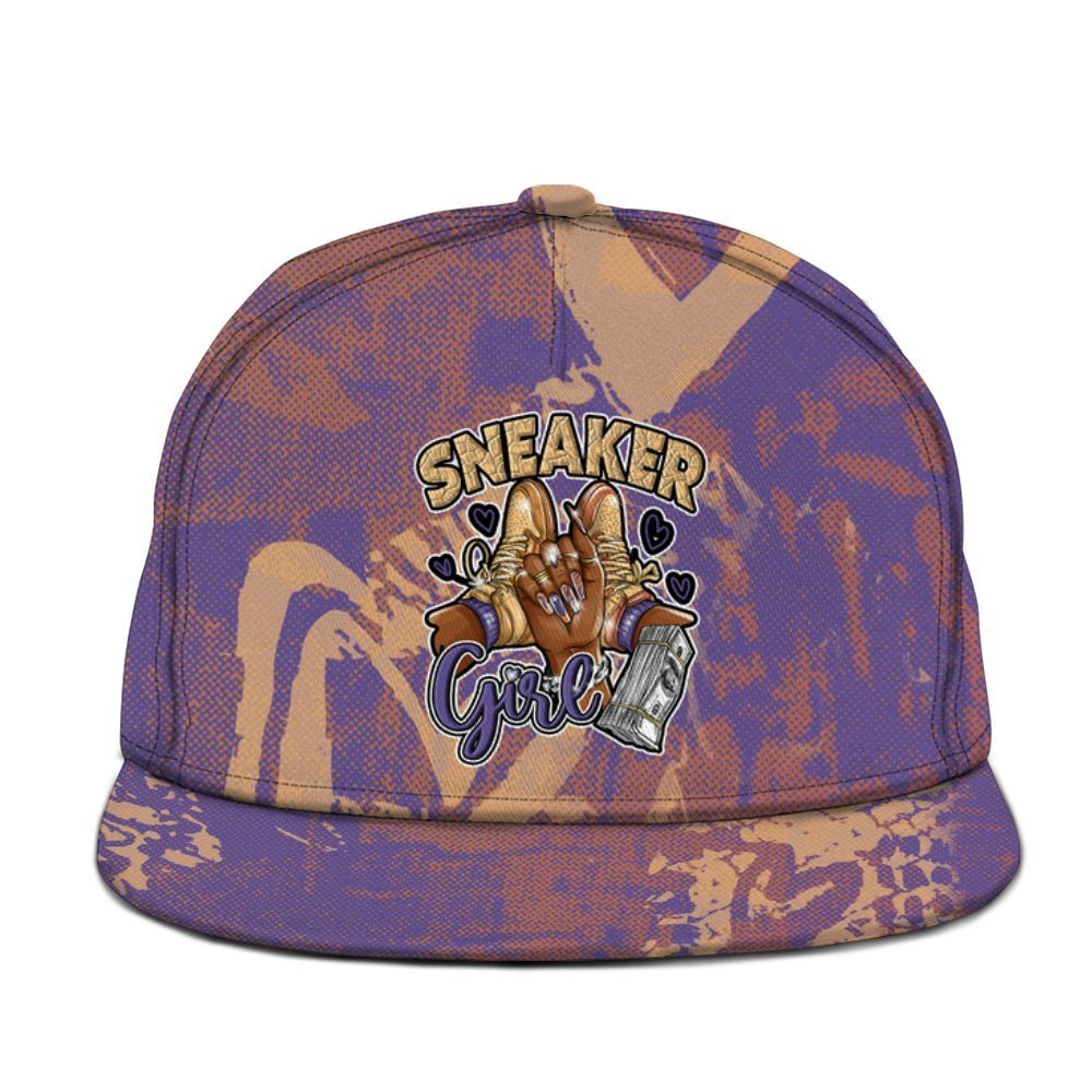 Snapback To Match Book Sunset 1s - Sneakerz Girlz Heart Grunge Graphic