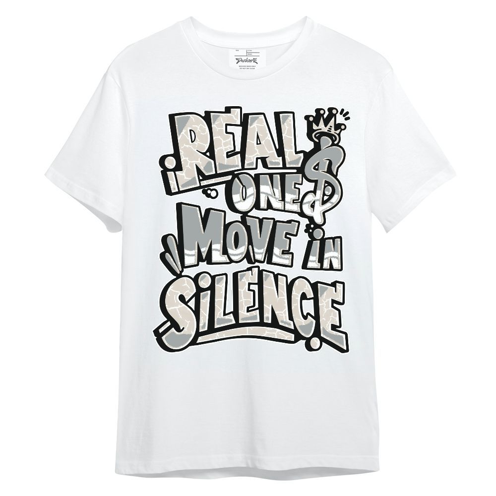 Shirt To Match Retro Pure Money 3s - Ones Move In Silence Graphic