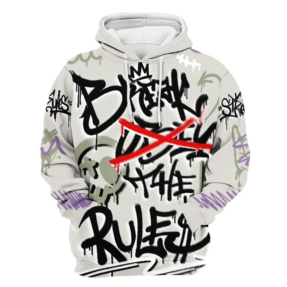 Hoodie To Match Dunk Low Floral Swoosh 2025 - Break Rules Streetwear All Over Print
