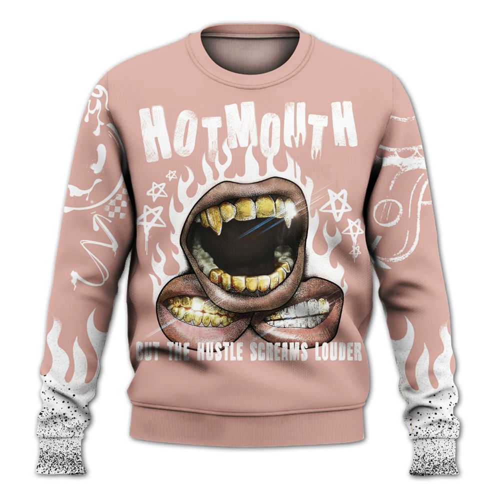 Sweatshirt To Match Dunk Low Pink Velvet - Mouth Burning Street Style All Over Print