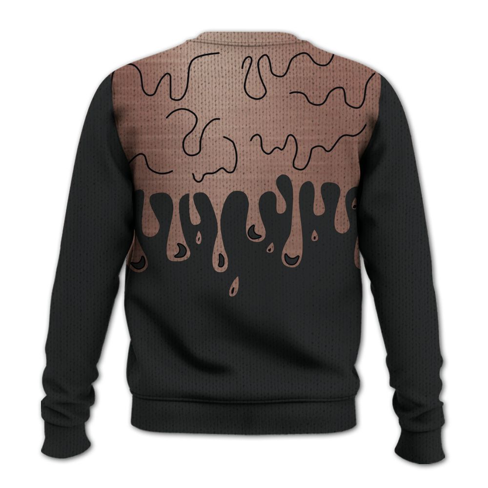 Knitted Sweater To Match KD 4 Christmas - Snake Trust No One Drip