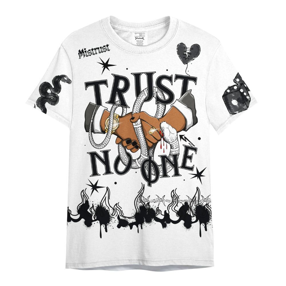 Shirt To Match Kobe 9 Elite Protro Halo - Trust No One Snake-Bite Doodle Crayon All Over Print