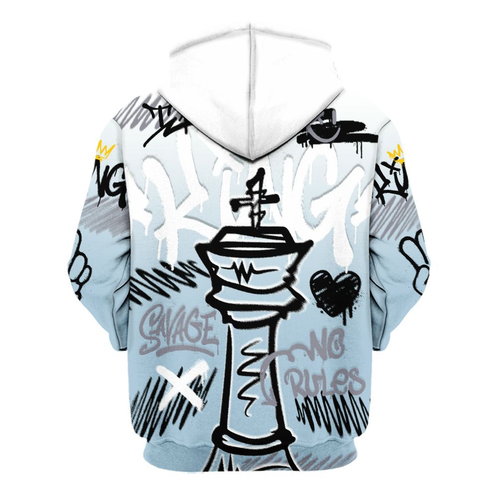 Hoodie To Match Chambray 7s - Street King Chess Streetwear All Over Print