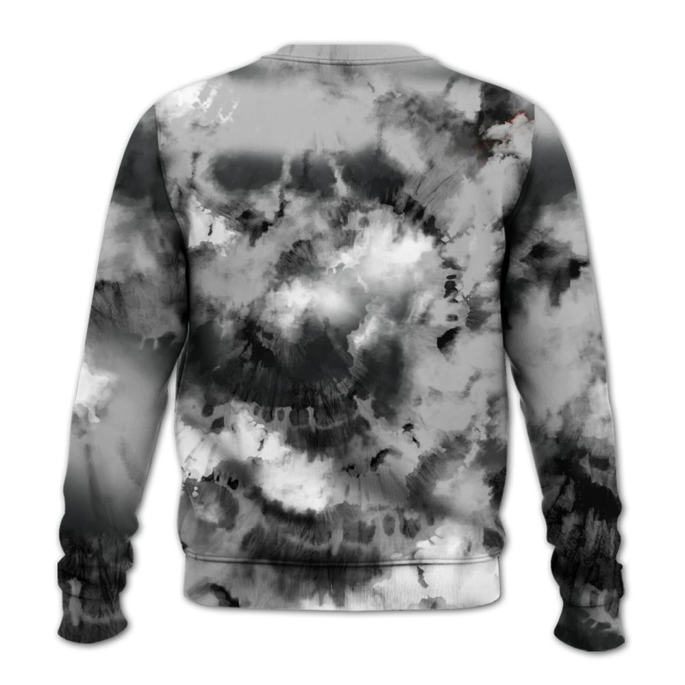 Sweatshirt To Match Low 85 Metallic Black 1s - God Blessed Tie Dye All Over Print