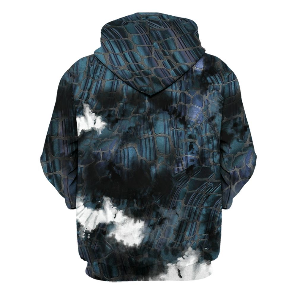 Hoodie To Match Air Foamposite Kazuya Mishima - God Blessed Tie Dye All Over Print