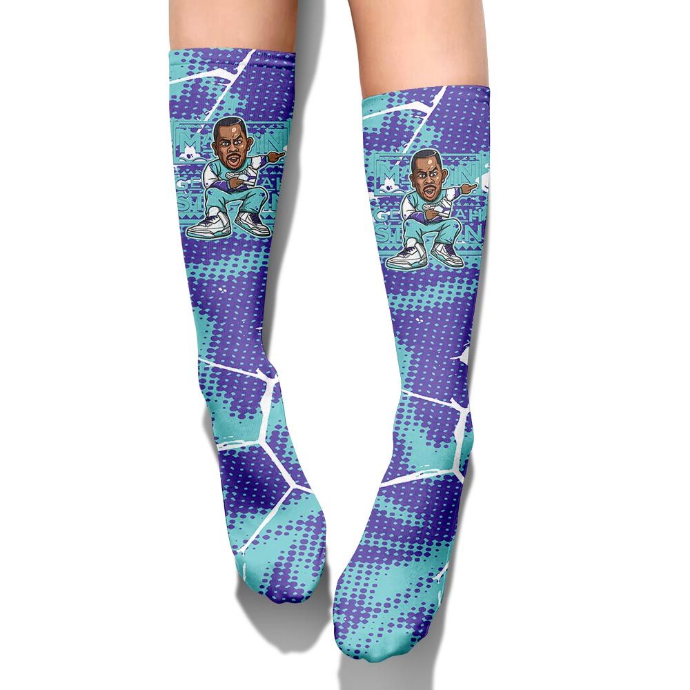 Sock To Match Low Hornets 1s - Get Tag Sneakers Steppin' Graphic