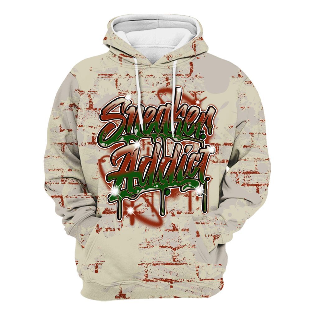 Hoodie To Match El Grito 5s - Addiction Sneakers Graphic Street Art All Over Print