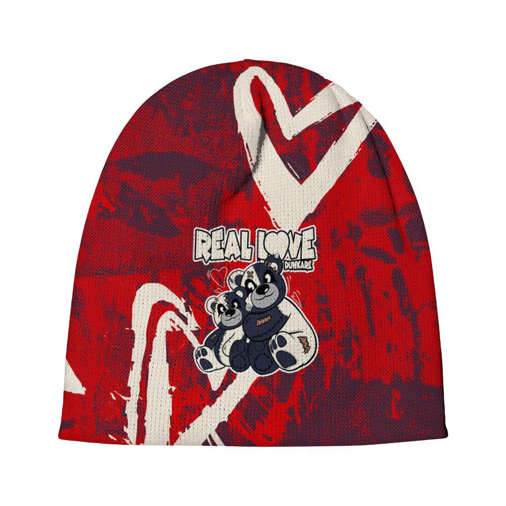 Beanie Hat To Match Low OG Howard Bison 1s - Sincere Fondness Bear Graphic