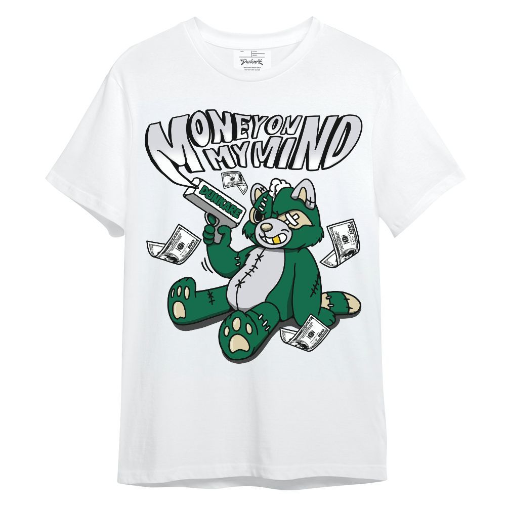 Shirt To Match Pine Green 4s - Money On My Mind Raccoon Unisex Shirt