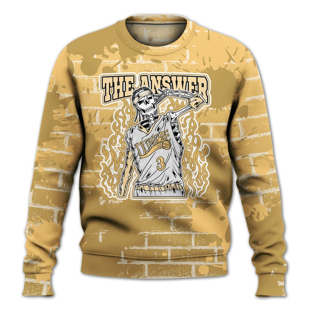 Sweatshirt To Match Craft Paris 6s - Allen Answer Skeleton Brick All Over Print