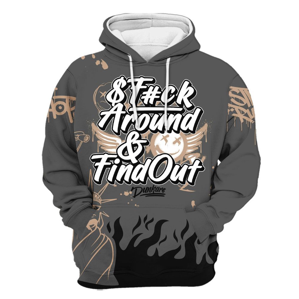 Hoodie To Match Kobe 9 EM Mamba - Graphic Fck Around Find Out All Over Print