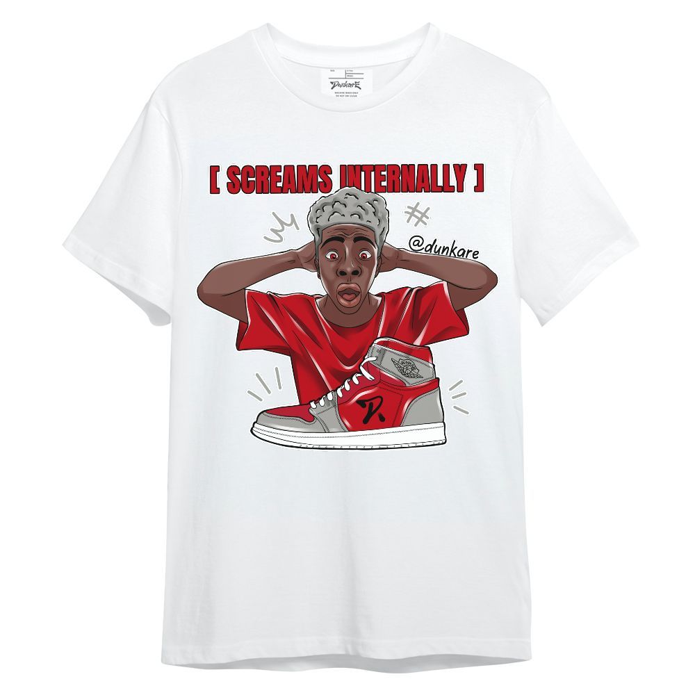 Shirt To Match Air Griffey Max Gray Reds 1s - Scream Internally Unisex Shirt