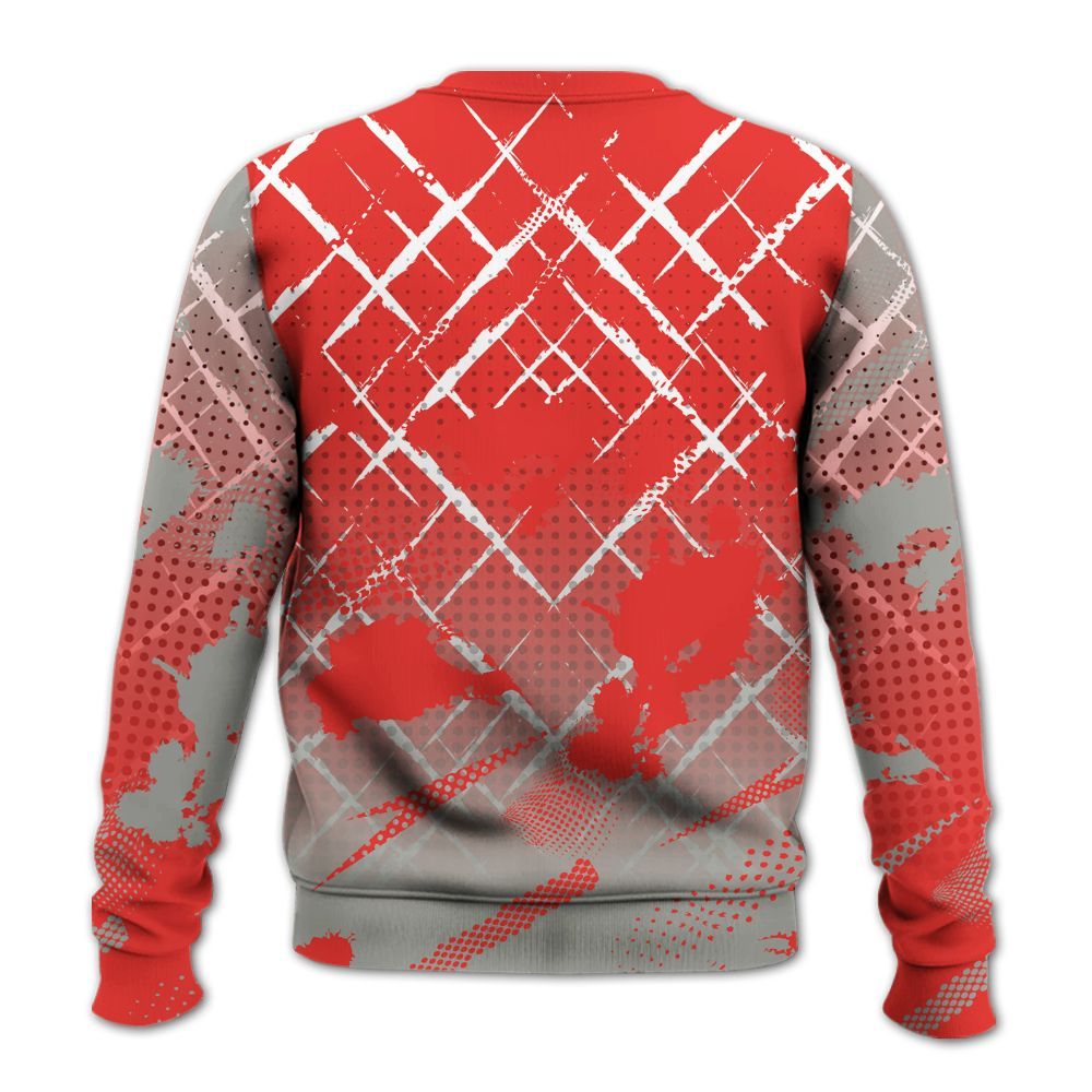 Sweatshirt To Match Vomero 5 Bright Crimson - Halftone Stand Business Dripping All Over Print