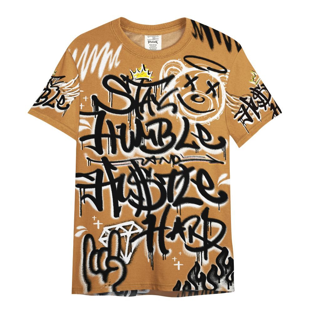 Shirt To Match Dunk Low Nature Wheat Suede - Humble Drip Streetwear Graffity All Over Print