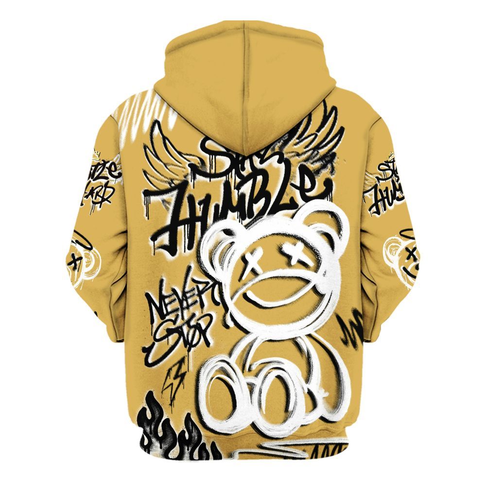 Hoodie To Match Retro Light Ginger 14s - Humble Drip Streetwear Graffity All Over Print