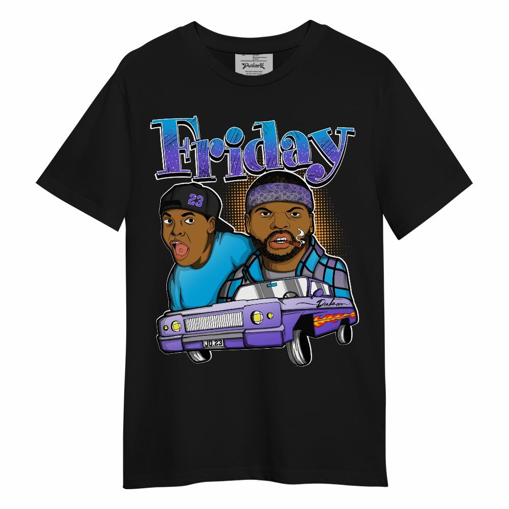 Shirt To Match Retro Aqua 8s - Friday Sneaker Stress Graphic