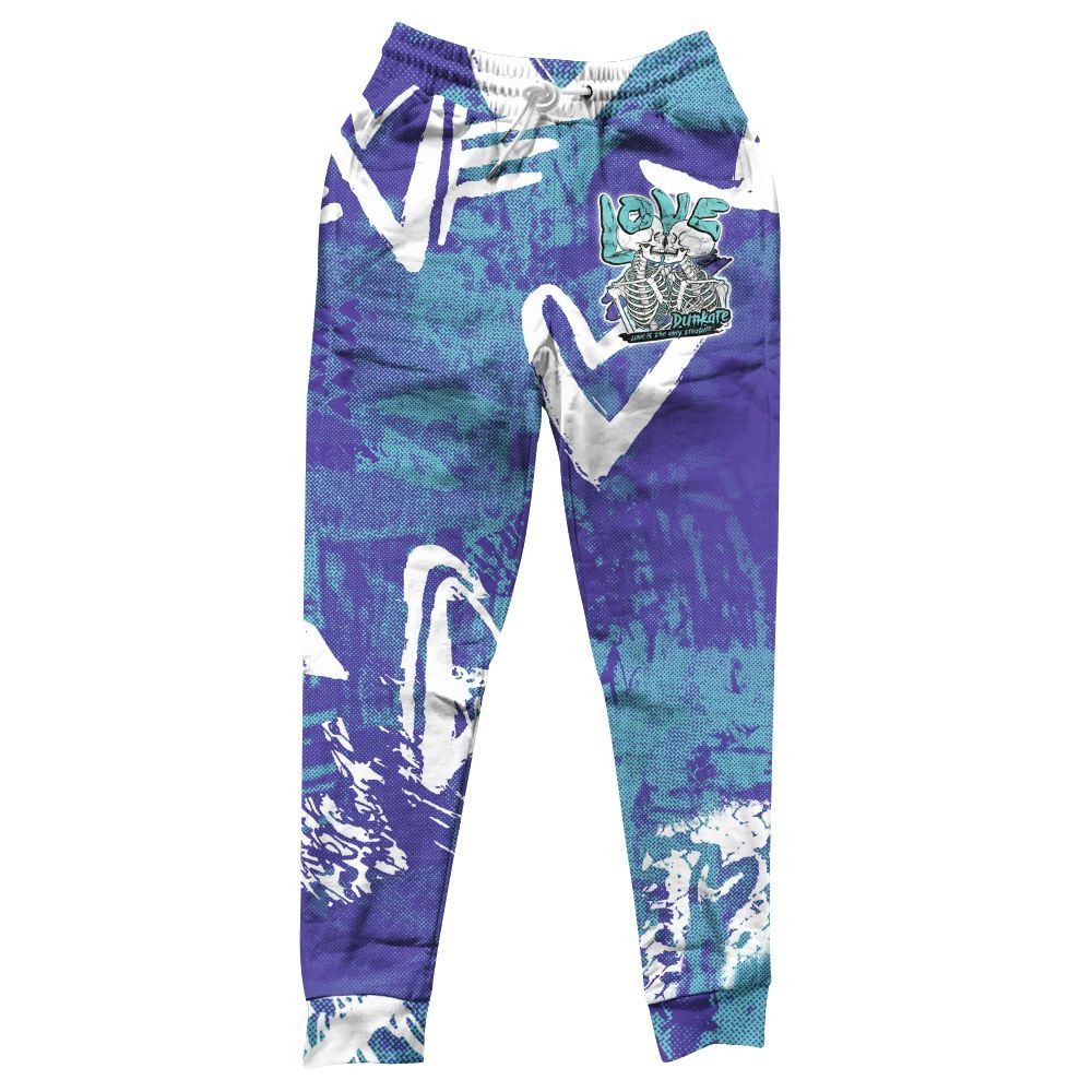 Sweatpant To Match Low Hornets 1s - Skull Love All Over Print