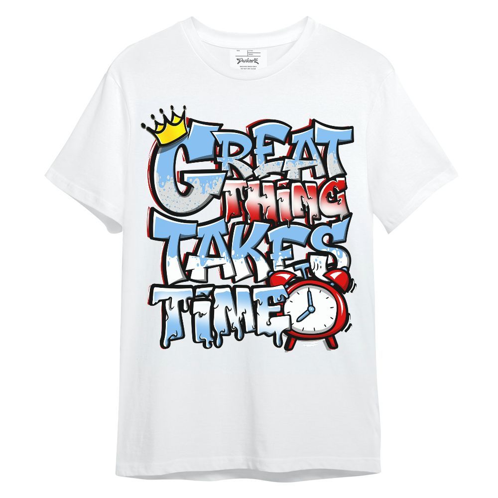 Shirt To Match University Blue 5s - Great Things Sneaker Tee Streetwear Unisex Shirt