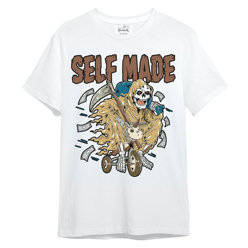 Shirt To Match Retro Cacao Wow 4s - Self Make Skeleton Unisex Shirt