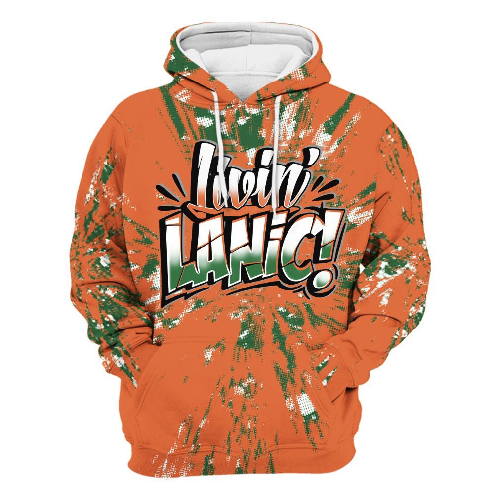 Hoodie To Match Low Miami 5s - Living Large Graphic Luxury All Over Print