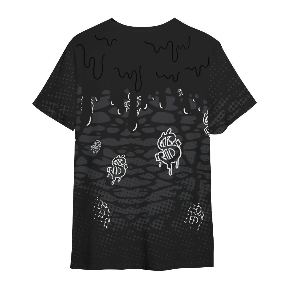 Shirt To Match Black Cat 3s - Loot Bear Unique Drip All Over Print