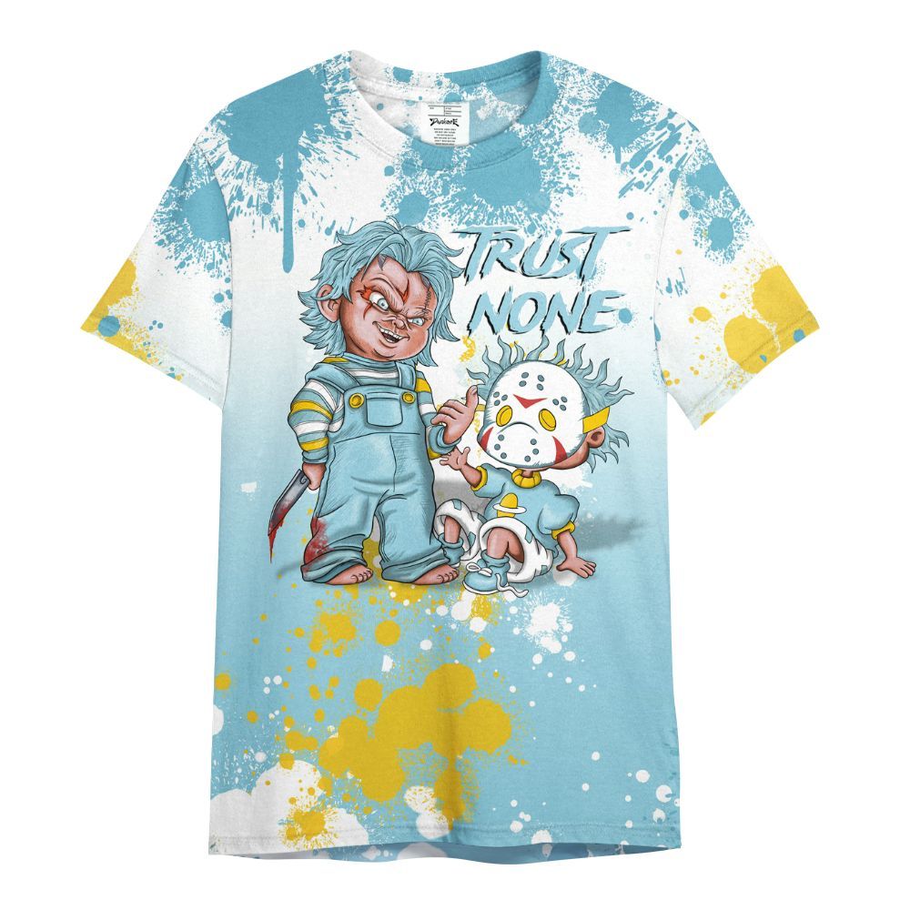 Shirt To Match Dunk High Homer Simpson - Trust No One Scary All Over Print