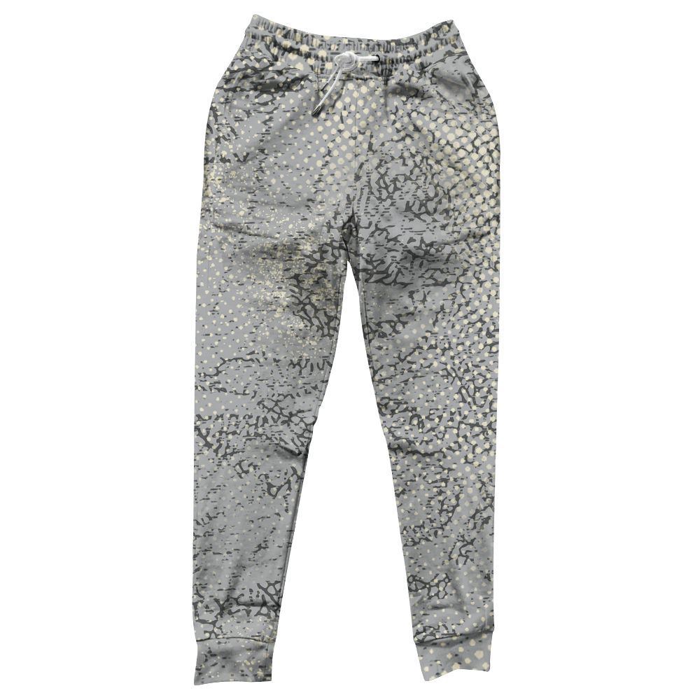 Sweatpant To Match Cement Grey 3s - Avant Garde Graphic All Over Print