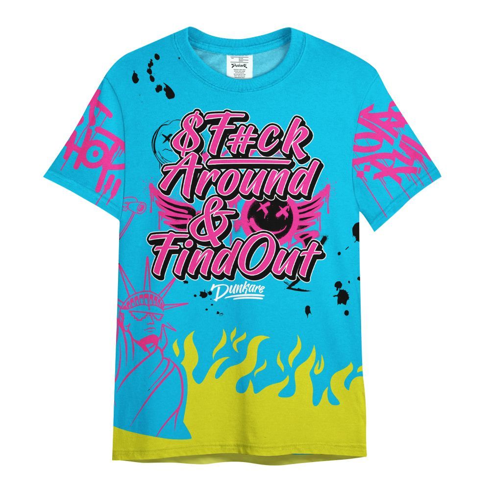 Shirt To Match Tokyo Nights Stewie 3s - Graphic Fck Around Find Out All Over Print