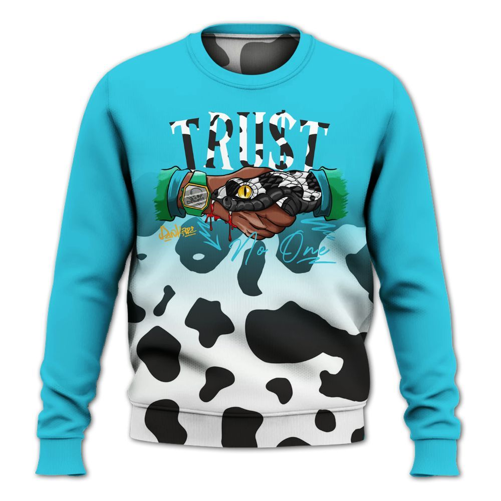 Sweatshirt To Match Dunk Chunky Dunky - Snake Trust No One Drip All Over Print