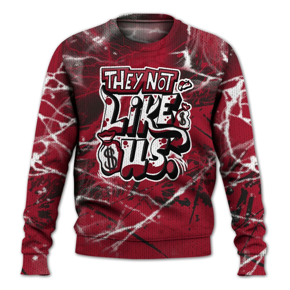 Knitted Sweater To Match High OG Black Toe Reimagined 1s - Dislike Us Graphic