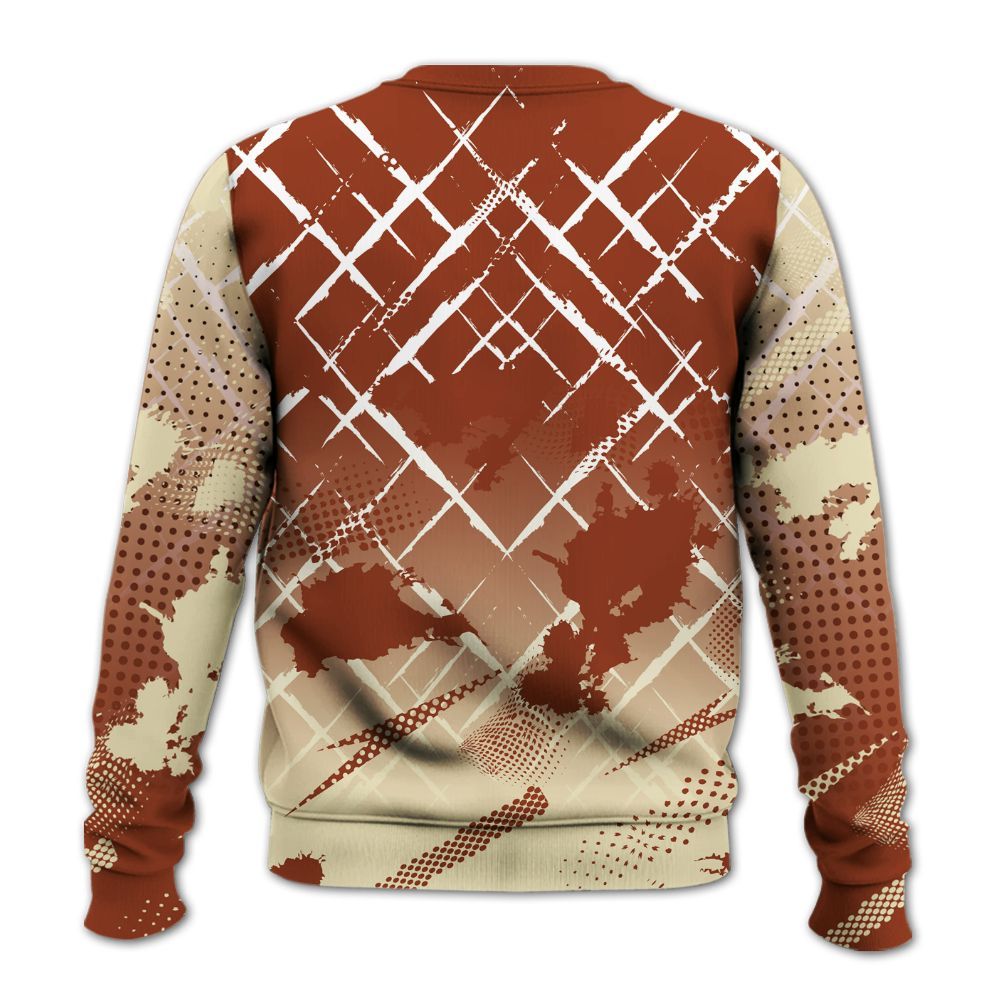 Sweatshirt To Match Retro Eastside Golf 12s - Halftone Stand Business Dripping All Over Print