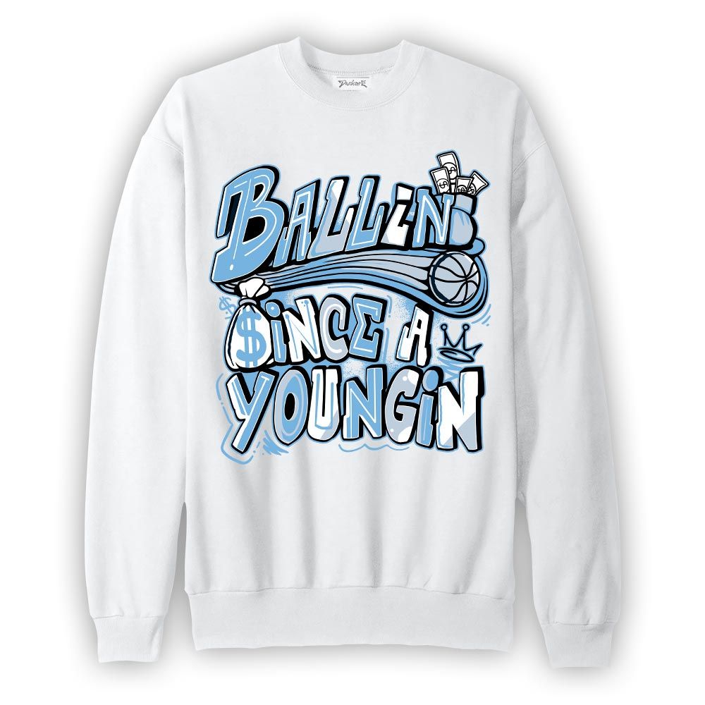 Sweatshirt To match Craft Paris 6s Sweatshirt - Ballin' Since A Youngin Graphic Graphic