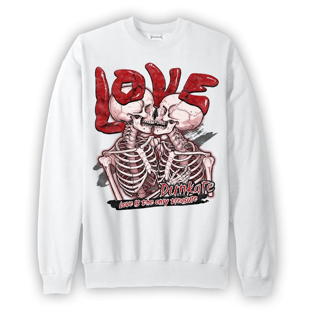 Sweatshirt To match Red Taxi 12s Sweatshirt - Skull Love Bear Graphic