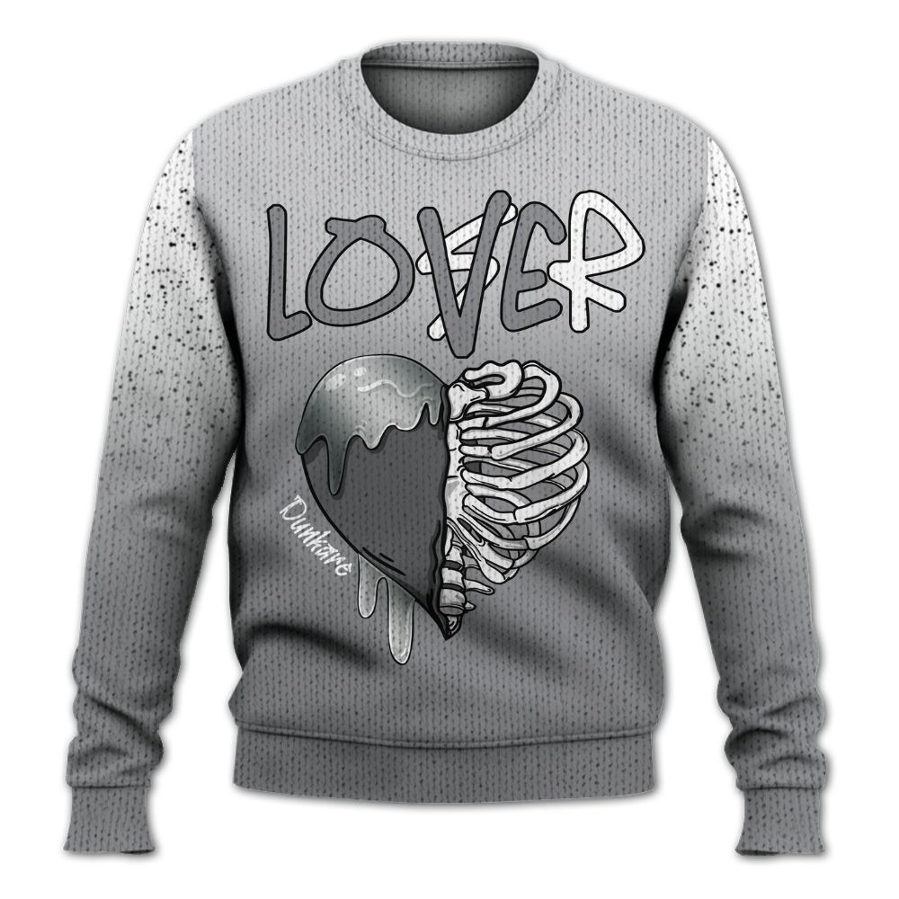 Sweater To Match Retro Wolf Grey 5s - Loser Lover Dripping Graphic