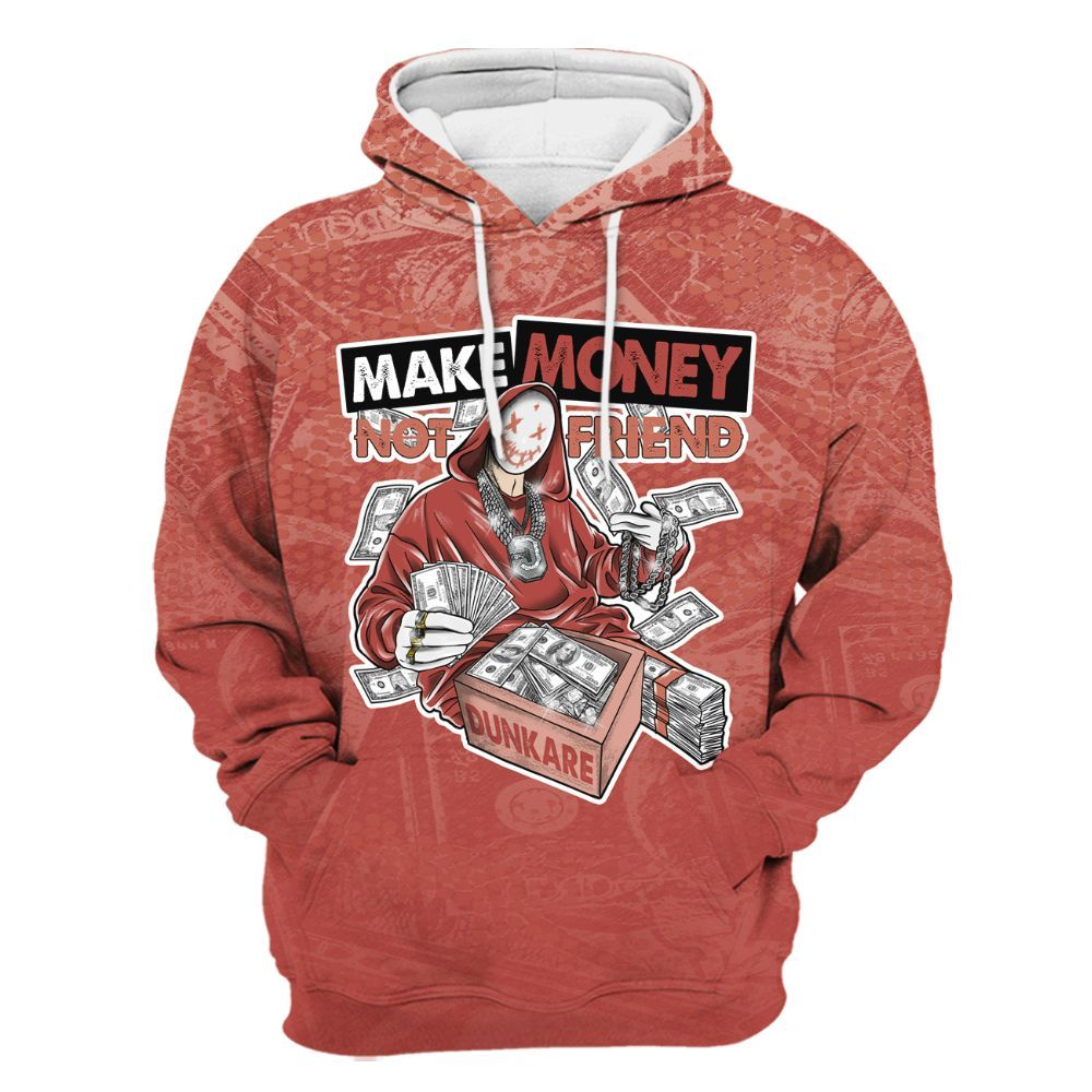 Hoodie To Match Dune Red 13s - Make Moneys Unique All Over Print