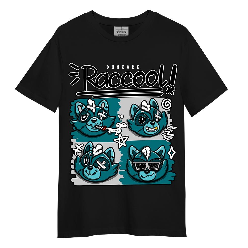Shirt To Match T-Shirt Raccool Raccoon, Oxidized Green 4s T-Shirt To Match Sneaker 2404 DNY