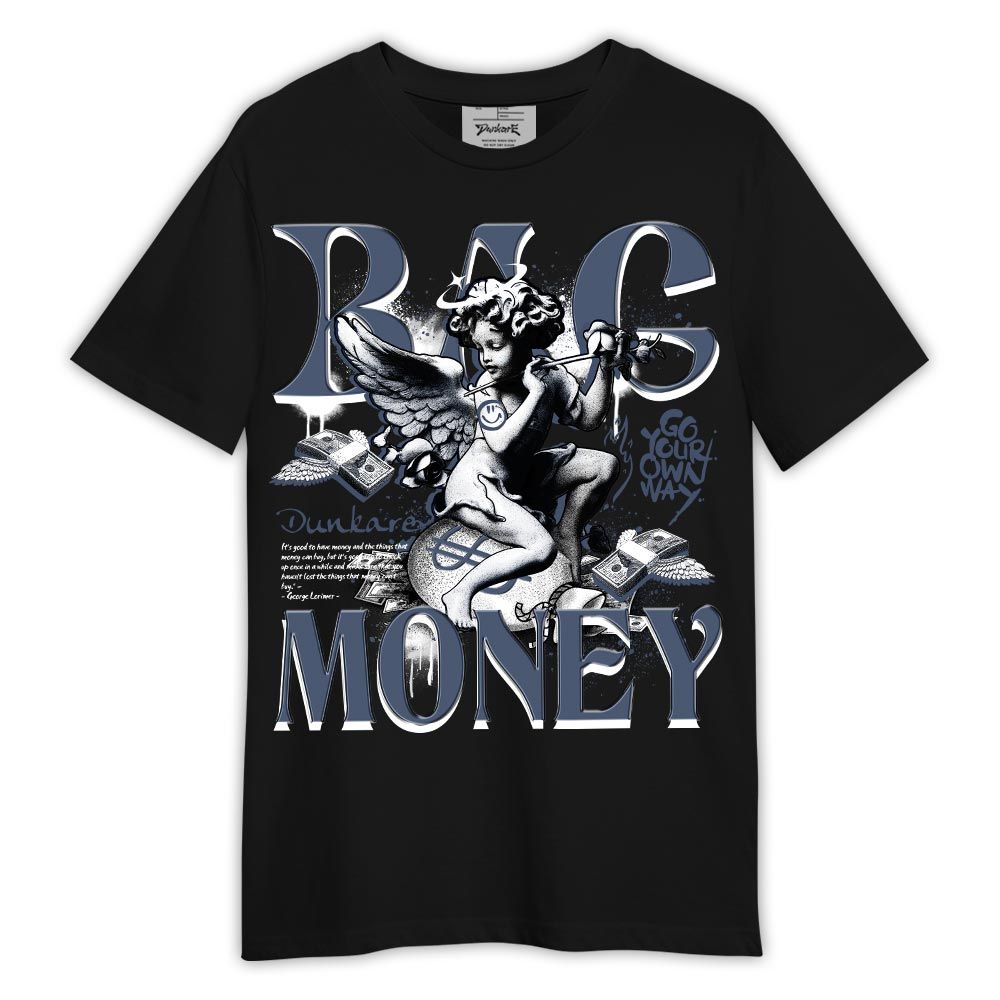 Shirt To Match Low Diffused Blue 11s - Bag Money Retro Shirt Outfit