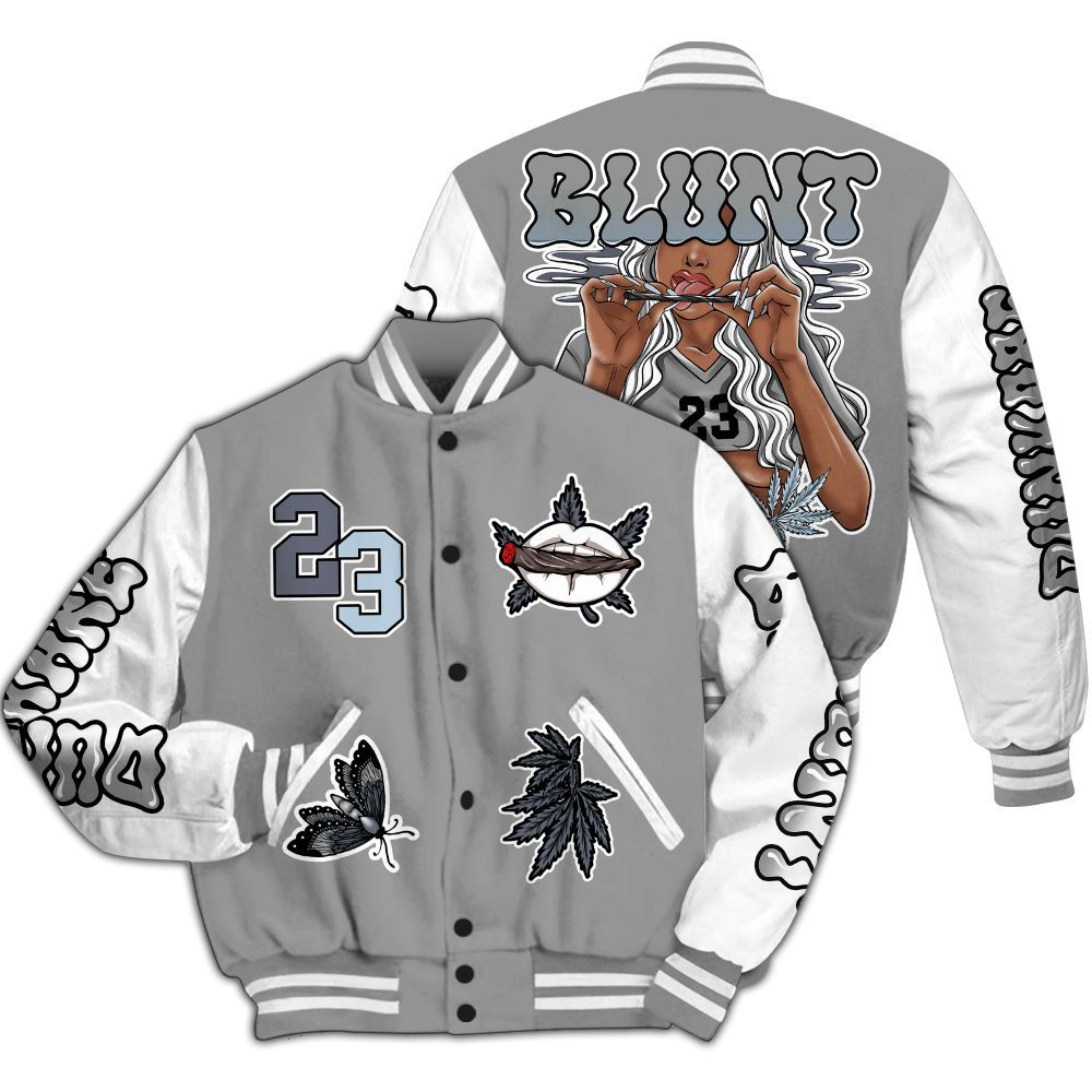 Varsity Jacket To Match Cool Grey 6s - Bluntz Unique All Over Print