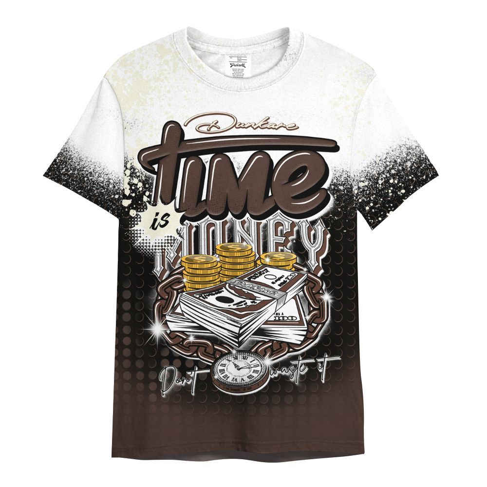 Shirt To Match SoleFly Cafecito 12s - Halftone Time Is Money All Over Print