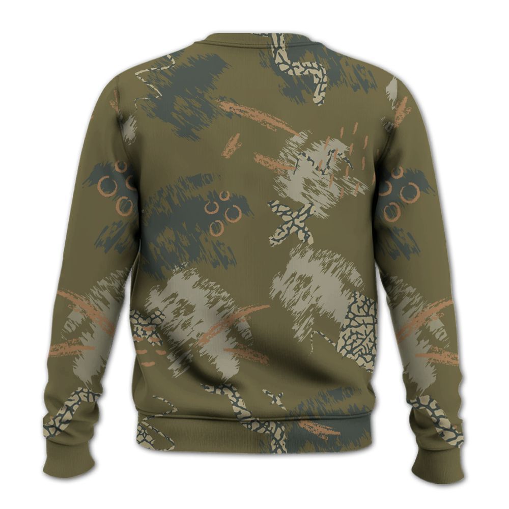 Sweatshirt To Match Retro Family Affair 3s - Hustle Grind Pray Graphic Street Style All Over Print