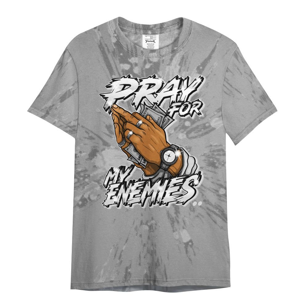 Shirt To Match Black Wolf Grey 12s - Prayed For Enemies Graphic Luxury All Over Print