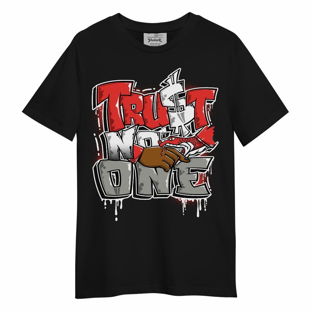 Shirt To Match Vomero 5 Bright Crimson - Trust No One Drip Unisex Shirt