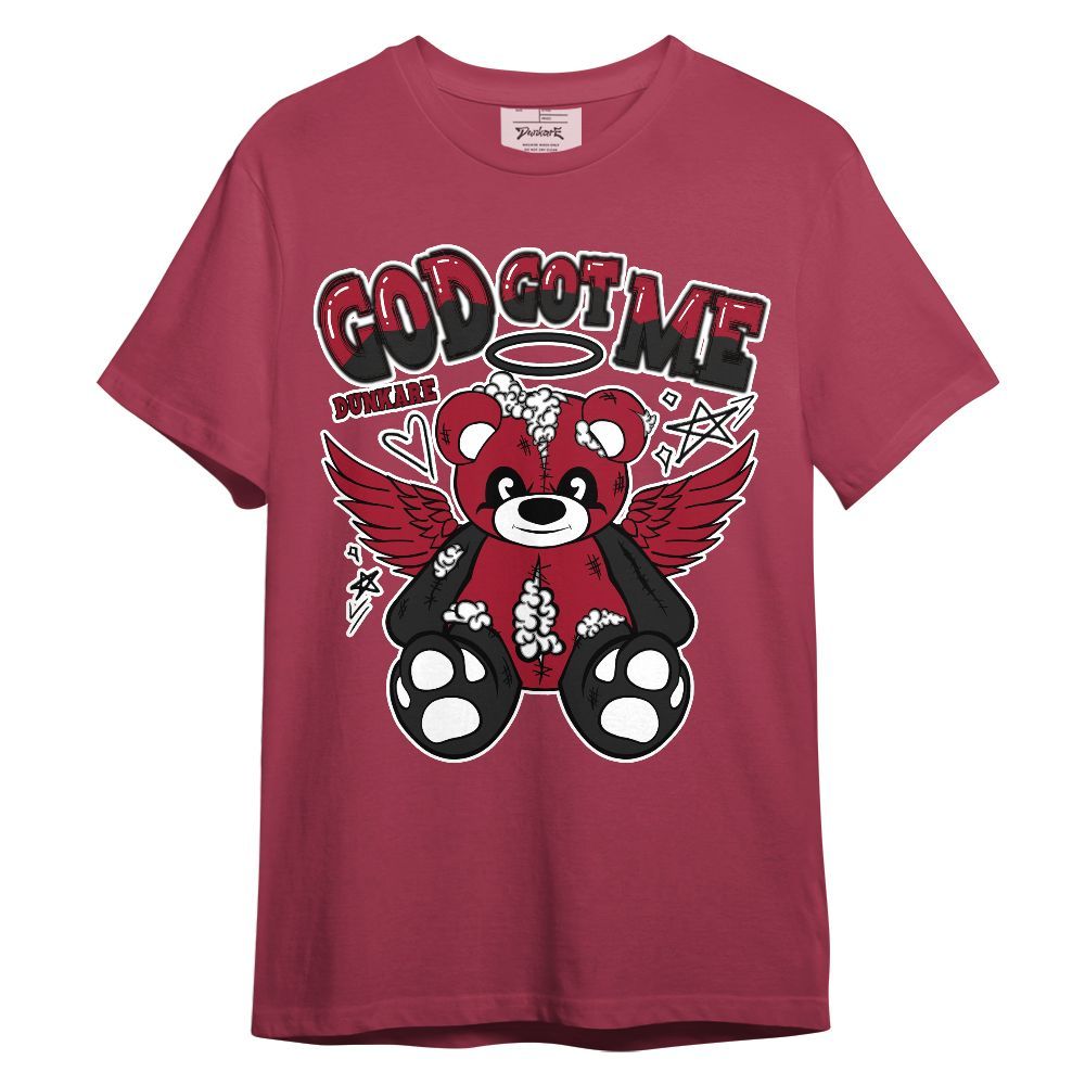 Shirt To Match High OG Black Toe Reimagined 1s - Gods Guides Me Bear Unisex Shirt