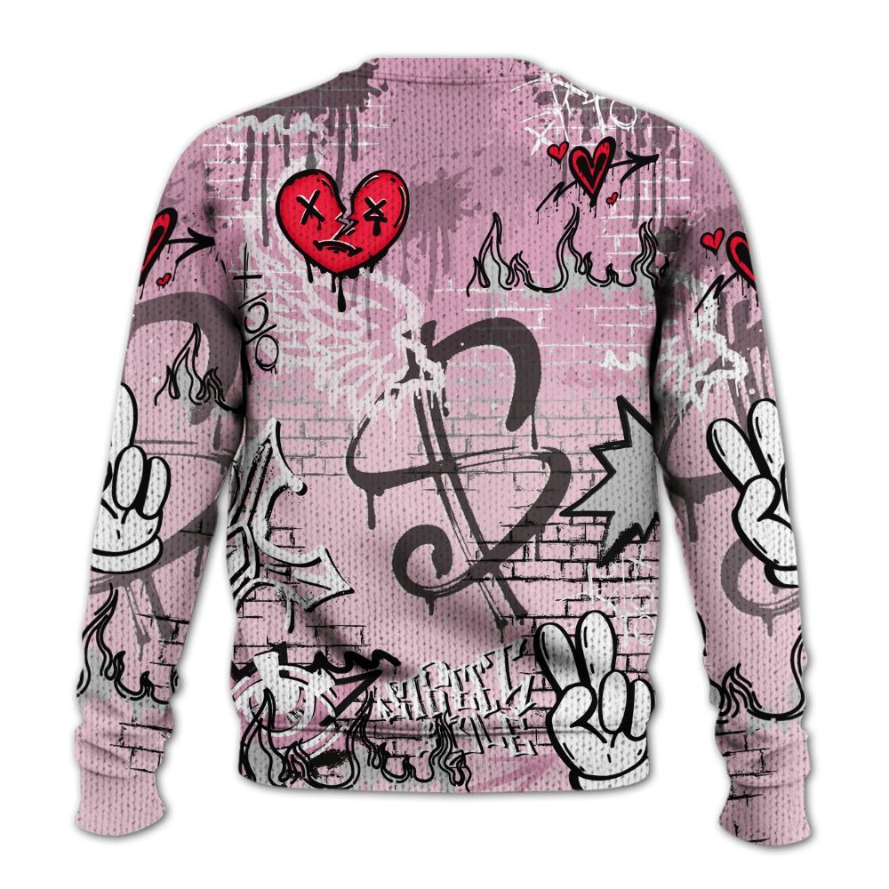 Sweater To Match Orchid 4s - Been Dif2erent Drip Graffiti Graphic