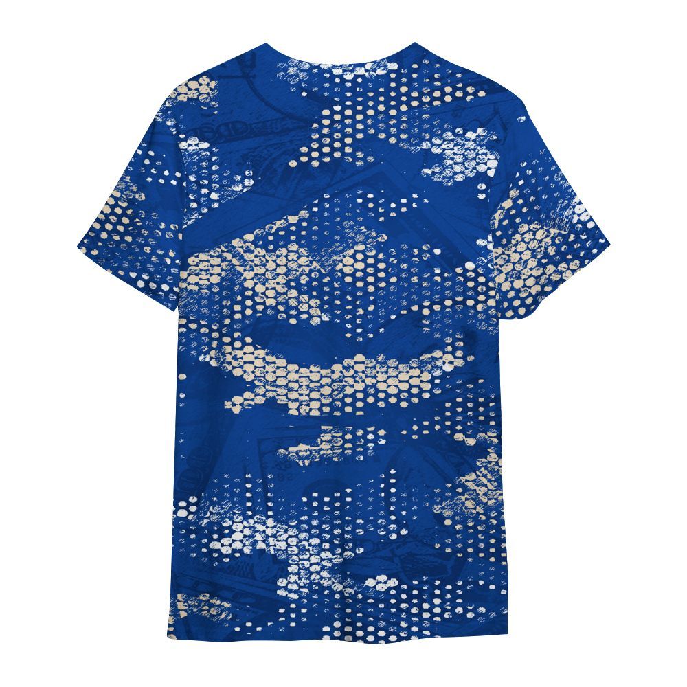 Shirt To Match Low Game Royal 1s - From Rags To Riches All Over Print