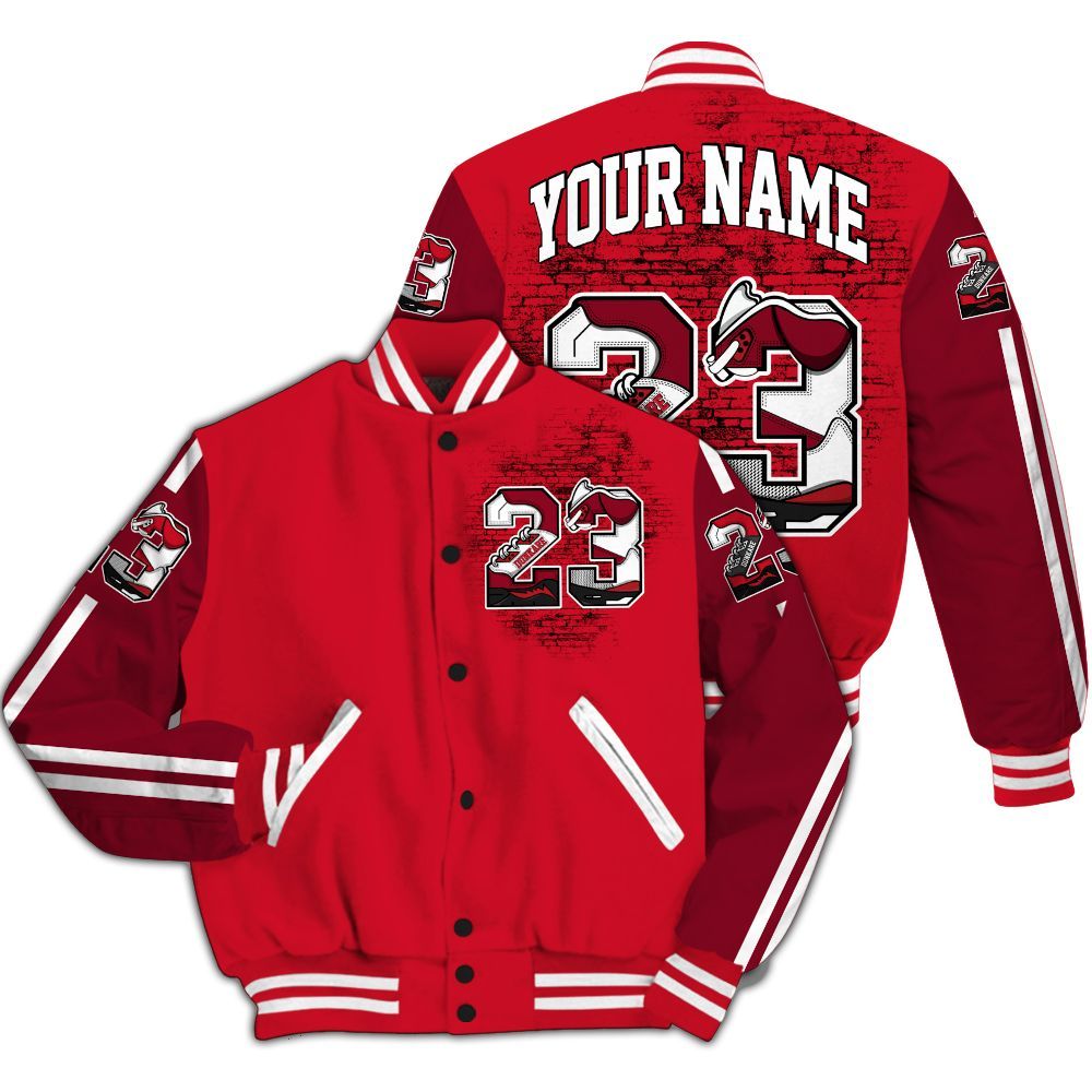 Varsity Jacket To Match Air DT Max 96 Love Letter - Custom Name 23 5s All Over Print