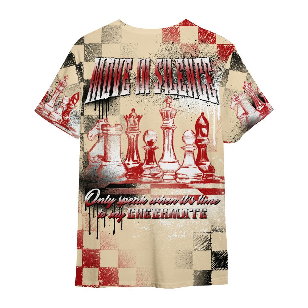 Shirt To Match Dunk Low Strawberry Waffle - Chess Move In Silence All Over Print